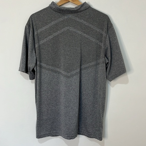Pitt State Men’s Golf Polo Gray Embroidered Gorilla Logo Size Large Holloway - Picture 2 of 12